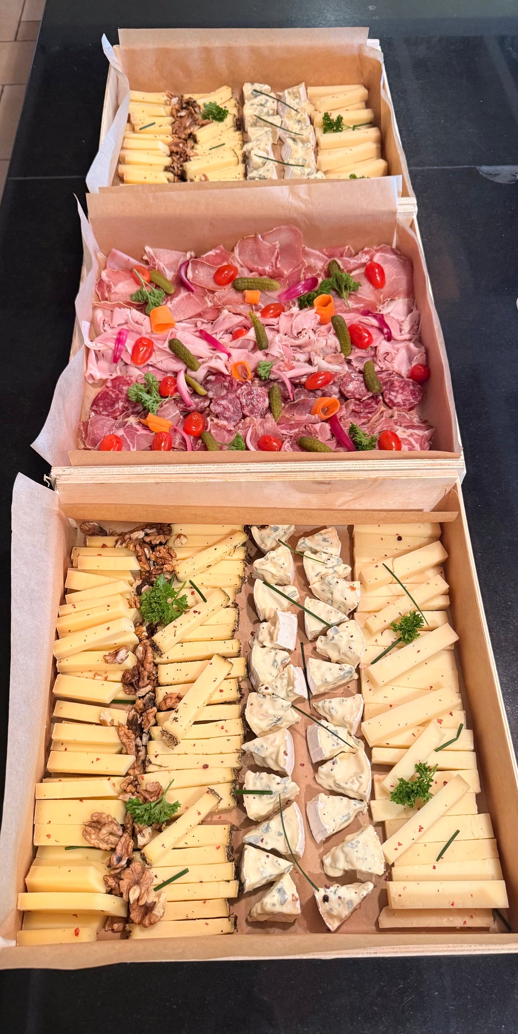 Le plan’chon Charcuterie/Fromage/Légumes à tremper