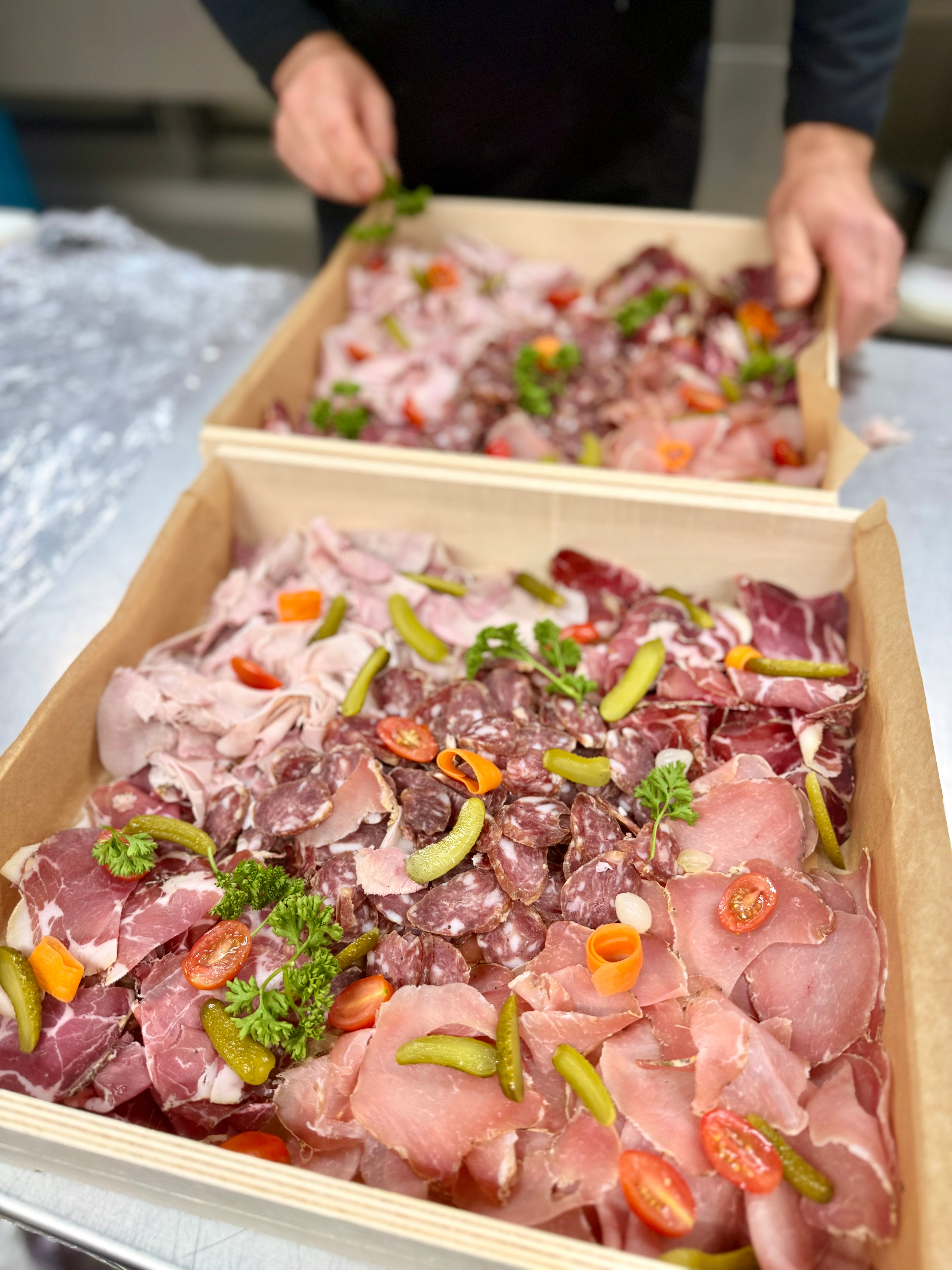 Le plan’chon Charcuterie/Fromage/Légumes à tremper