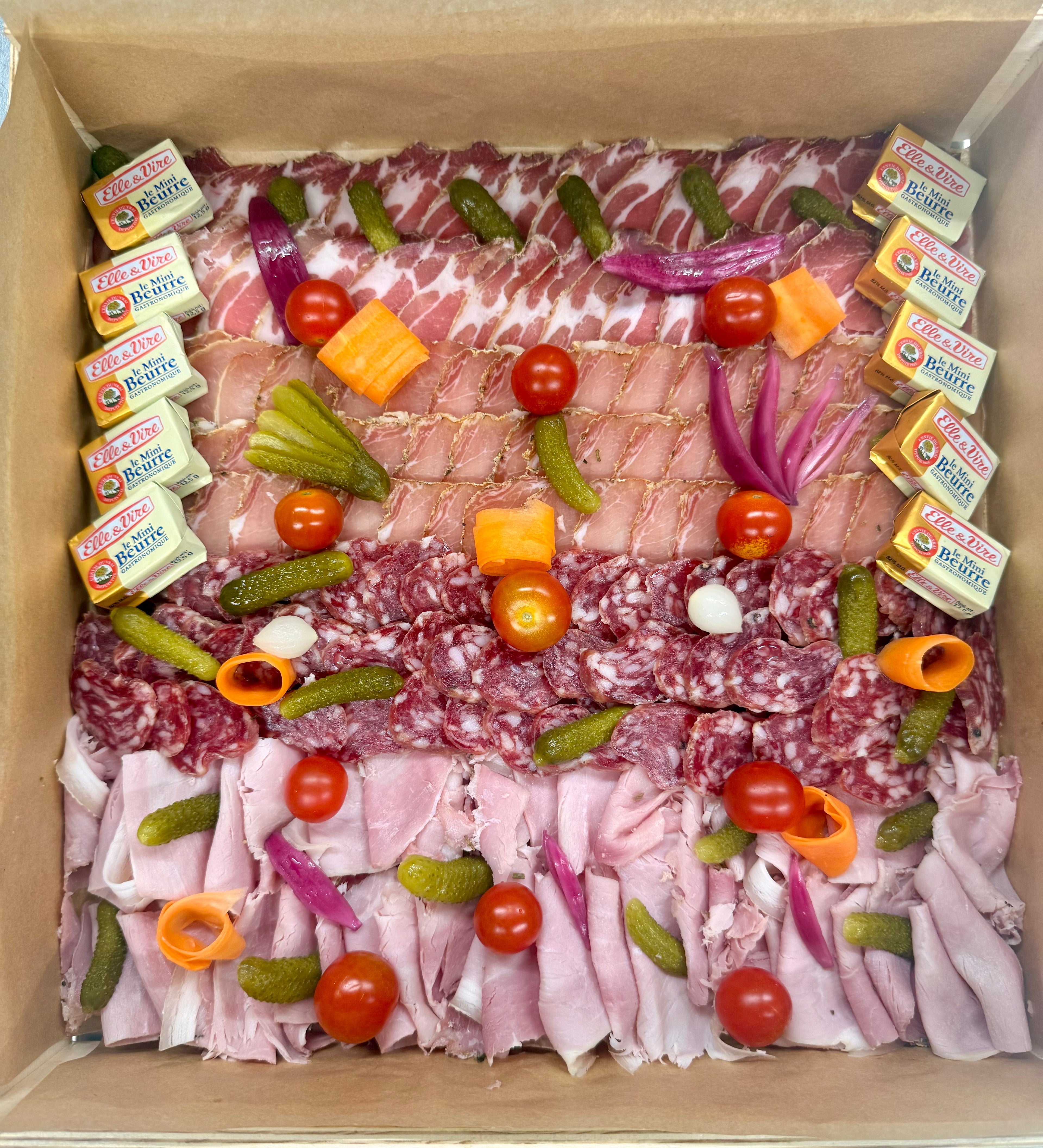 Le plan’chon Charcuterie/Fromage/Légumes à tremper