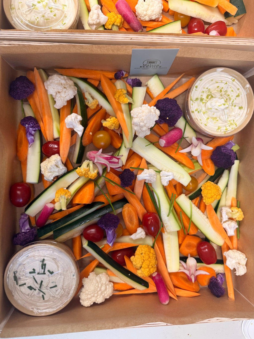 Le plan’chon Charcuterie/Fromage/Légumes à tremper