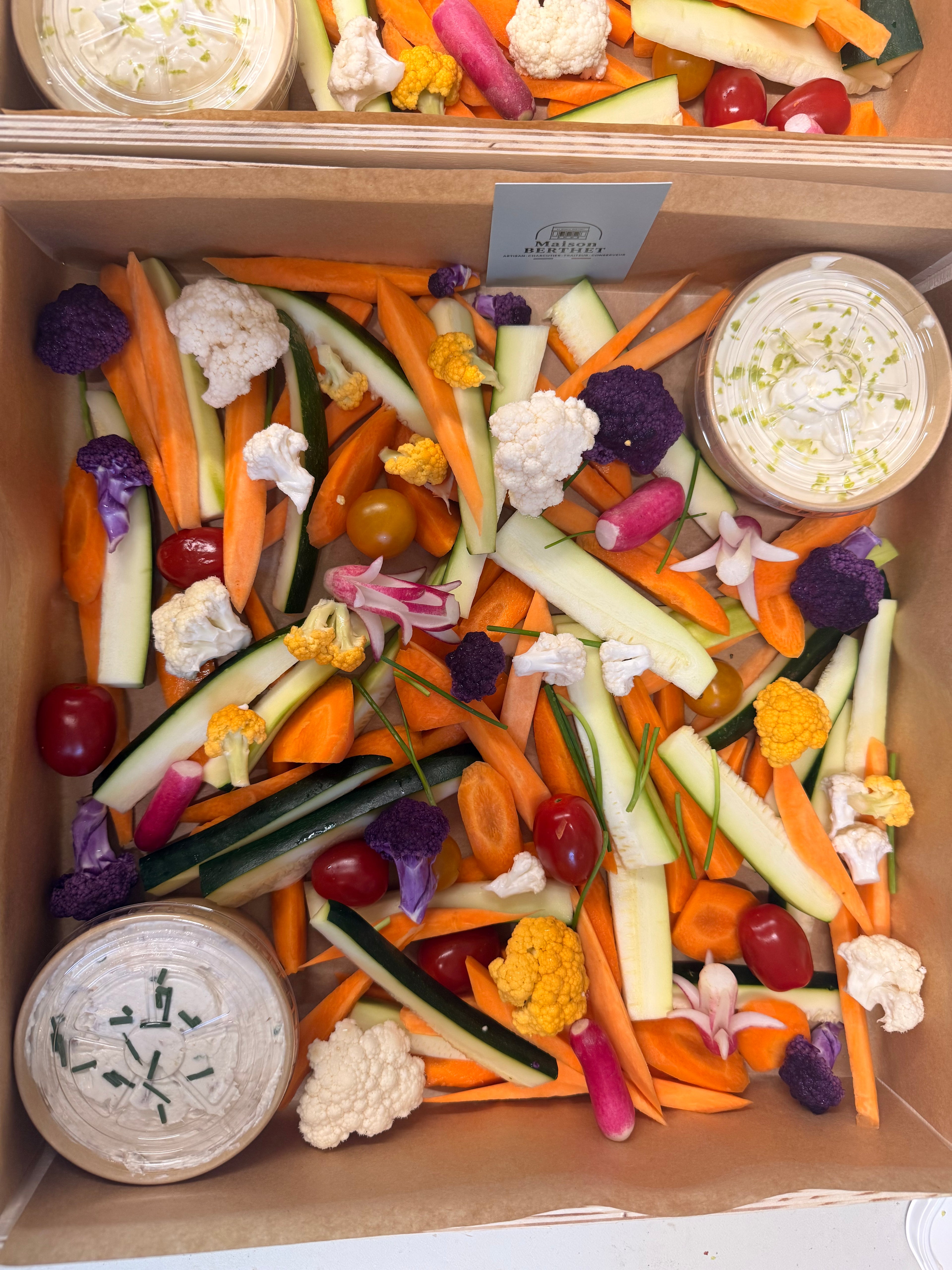 Le plan’chon Charcuterie/Fromage/Légumes à tremper