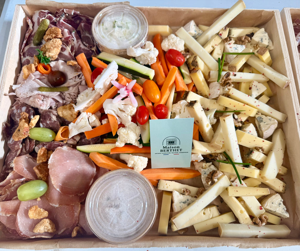 Le plan’chon Charcuterie/Fromage/Légumes à tremper