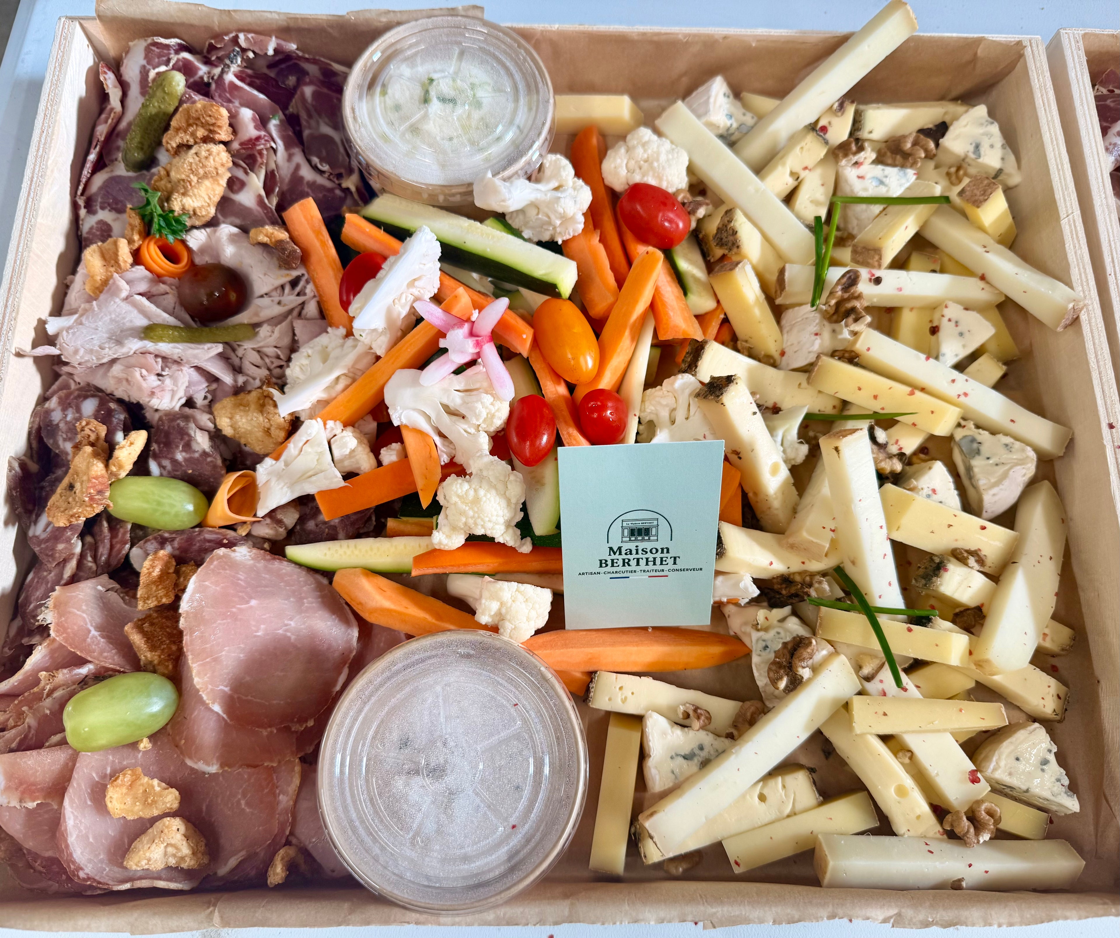 Le plan’chon Charcuterie/Fromage/Légumes à tremper