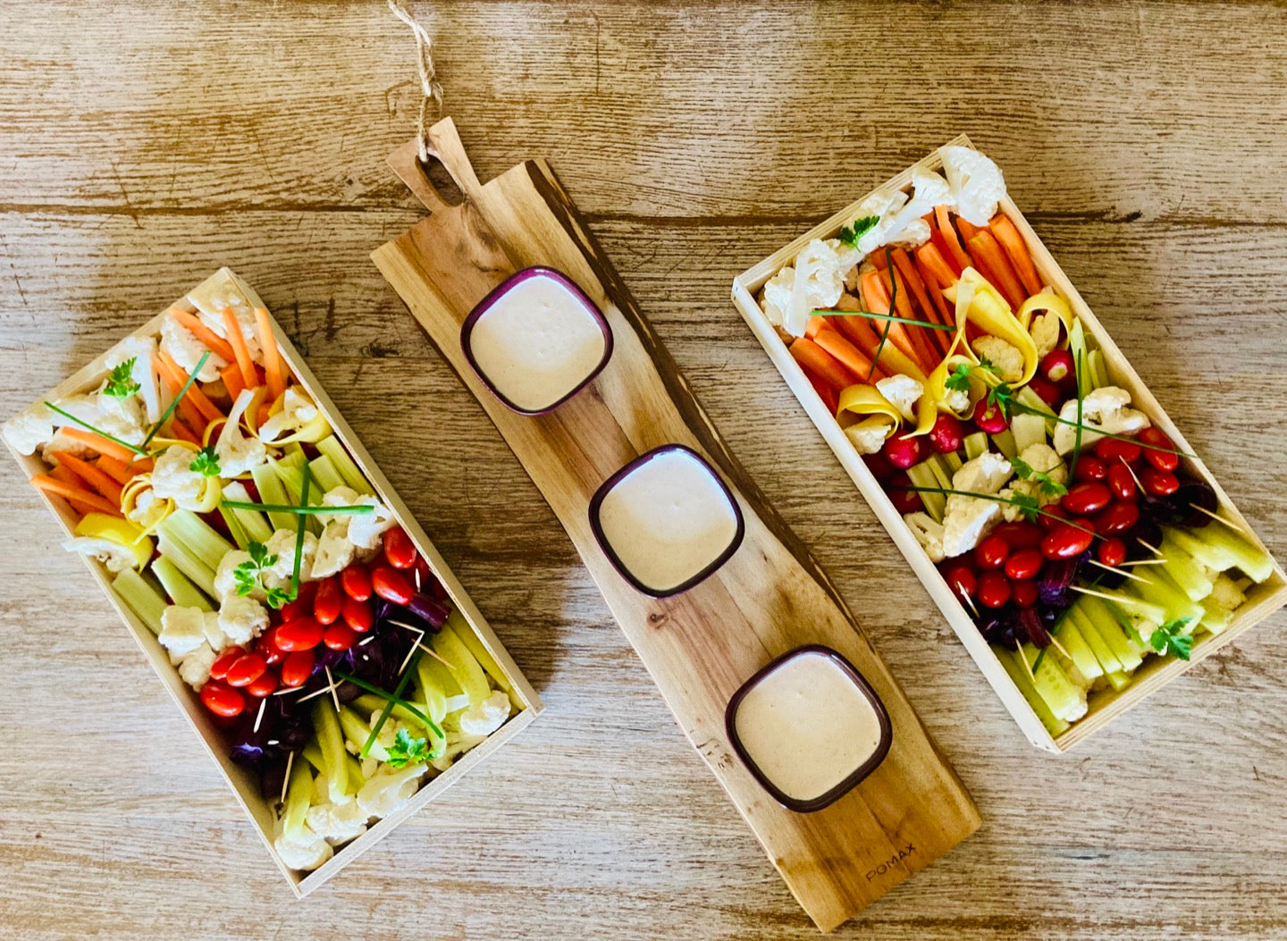 Le plan’chon Charcuterie/Fromage/Légumes à tremper
